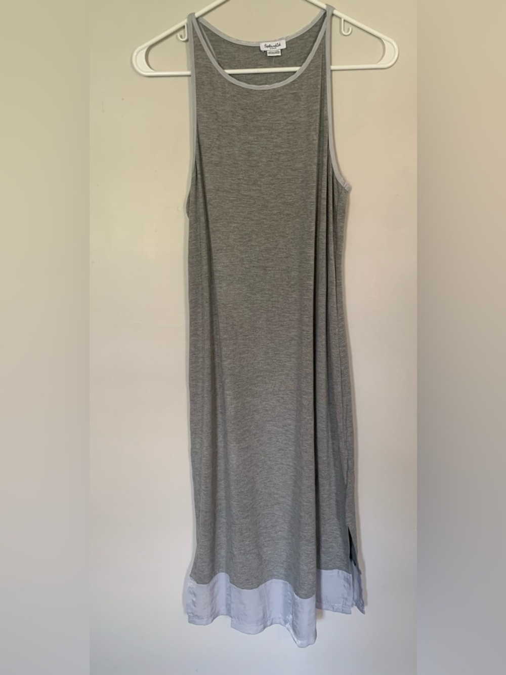 Splendid Grey Classic Racerback Nightgown, NWT